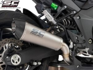 SC Project Pair of Conic Titanium Exhaust- Z1000 SX