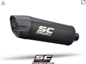 SC Project Adventure Titanium Exhaust, matt black- Pan America 1250 (20-25)