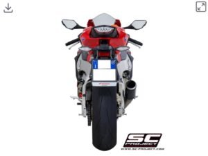 Alternative view of SC Project CR-T Carbon fibre Exhaust, High Mount- Honda CBR1000RR (17-19)