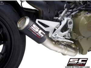 SC Project CR-T M2 Carbon fibre Exhaust- Streetfighter V4