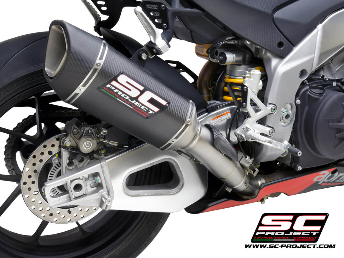 Sc Project SC1-R Carbon -A27A-VT90C Exhaust 250 MM for Aprilia RSV4 (2021-2024)