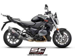 Alternative view of SC Project SC1-R Carbon Fibre Exhaust- BMW R 1250R (21-25)