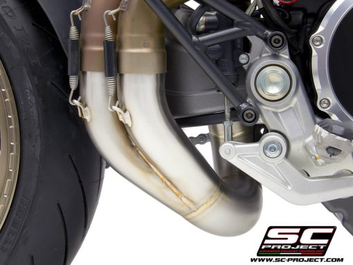 SC Project Stainless Steel with de-cat link pipe for DUCATI HYPERMOTARD 950 (2019-21)