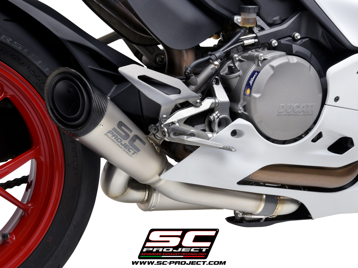 SC PROJECT HALF-SYSTEM 2-1, WITH S1 EXHAUST FOR DUCATI Panigale V2 (2020-2024)
