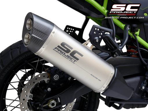 SC Project Titanium Matt Black Adventure Exhaust for Harley Davidson Pan America 1250 (2020-24)