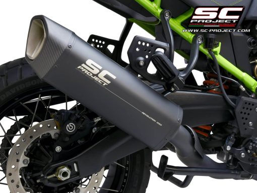 SC PROJECT SC1-R GT Titanium EXHAUST Matt Black Racing Link Pipe FOR HARLEY-DAVIDSON PAN AMERICA 1250 (2020-22)