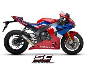 Alternative view of SC Project CR-T Carbon Fibre Exhaust- Honda CBR1000RR-R (20-23)