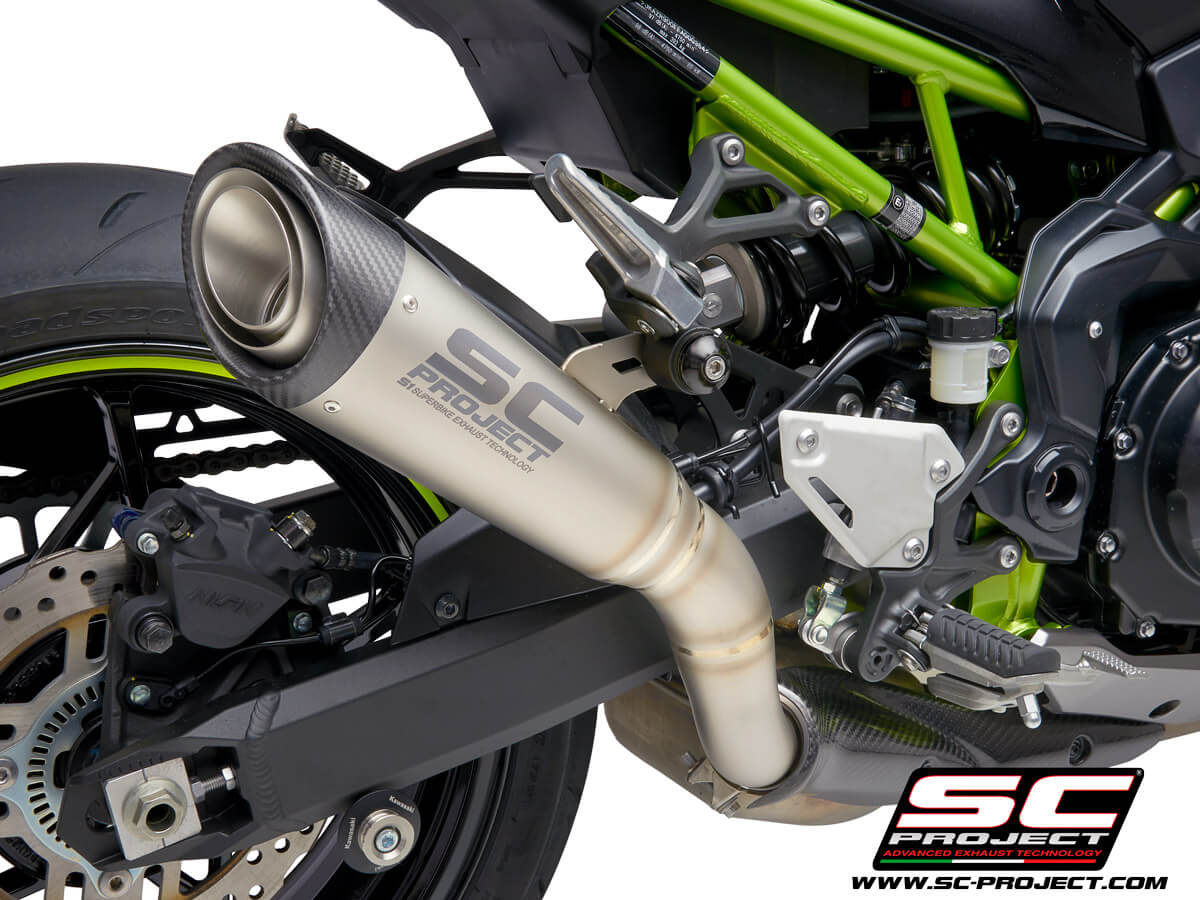 SC Project S1 Titanium Exhaust for Kawasaki Z900 (2020-22)