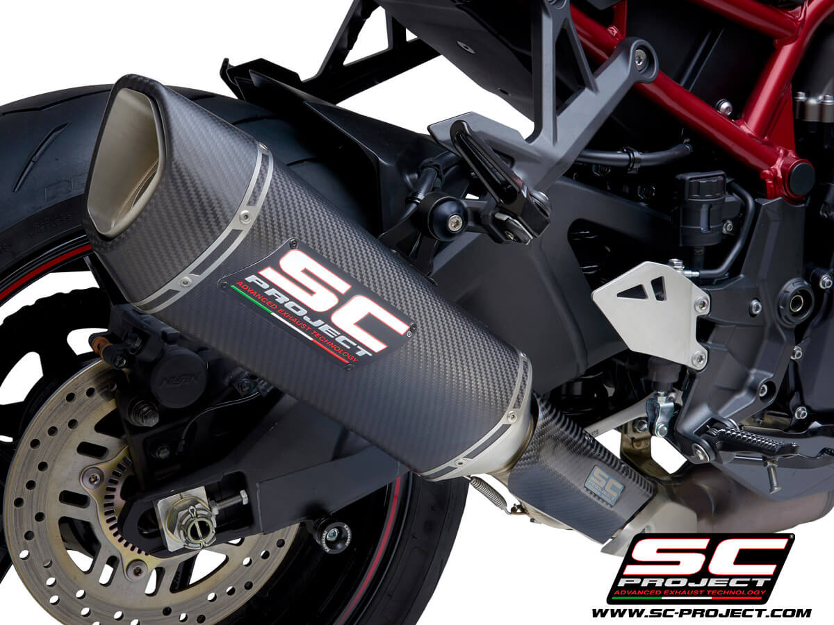 SC PROJECT SC1-R Carbon EXHAUST FOR KAWASAKI Z H2 (2020-2024)