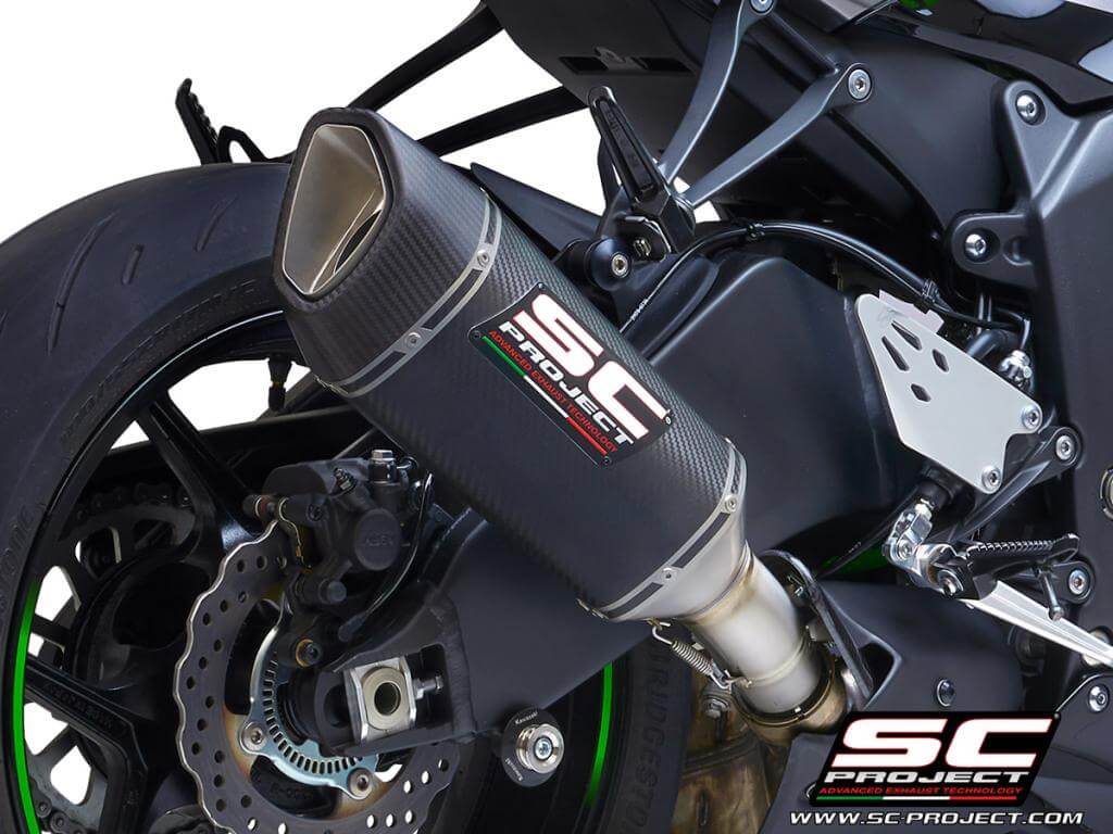 SC Project SC1-R Carbon (2019-21) Exhaust for Kawasaki Ninja ZX-6R