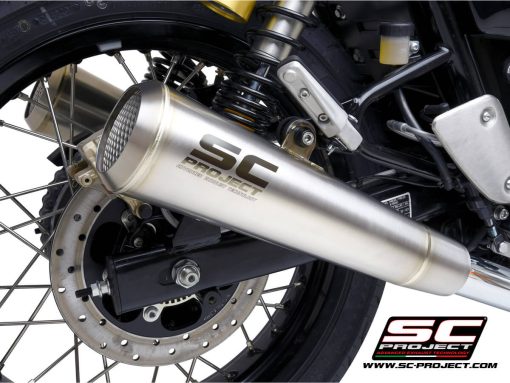 Sc Project Pair Of Conic 70"S Exhaust for Royal Enfield Continental GT-Interceptor 650 (19-24)