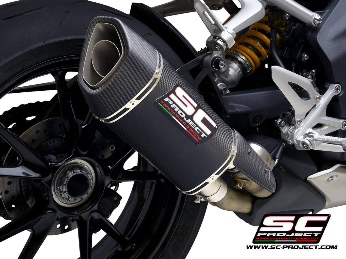 SC PROJECT SC1-R Carbon GT EXHAUST FOR SPEED TRIPLE 1200 RS (2021-25)