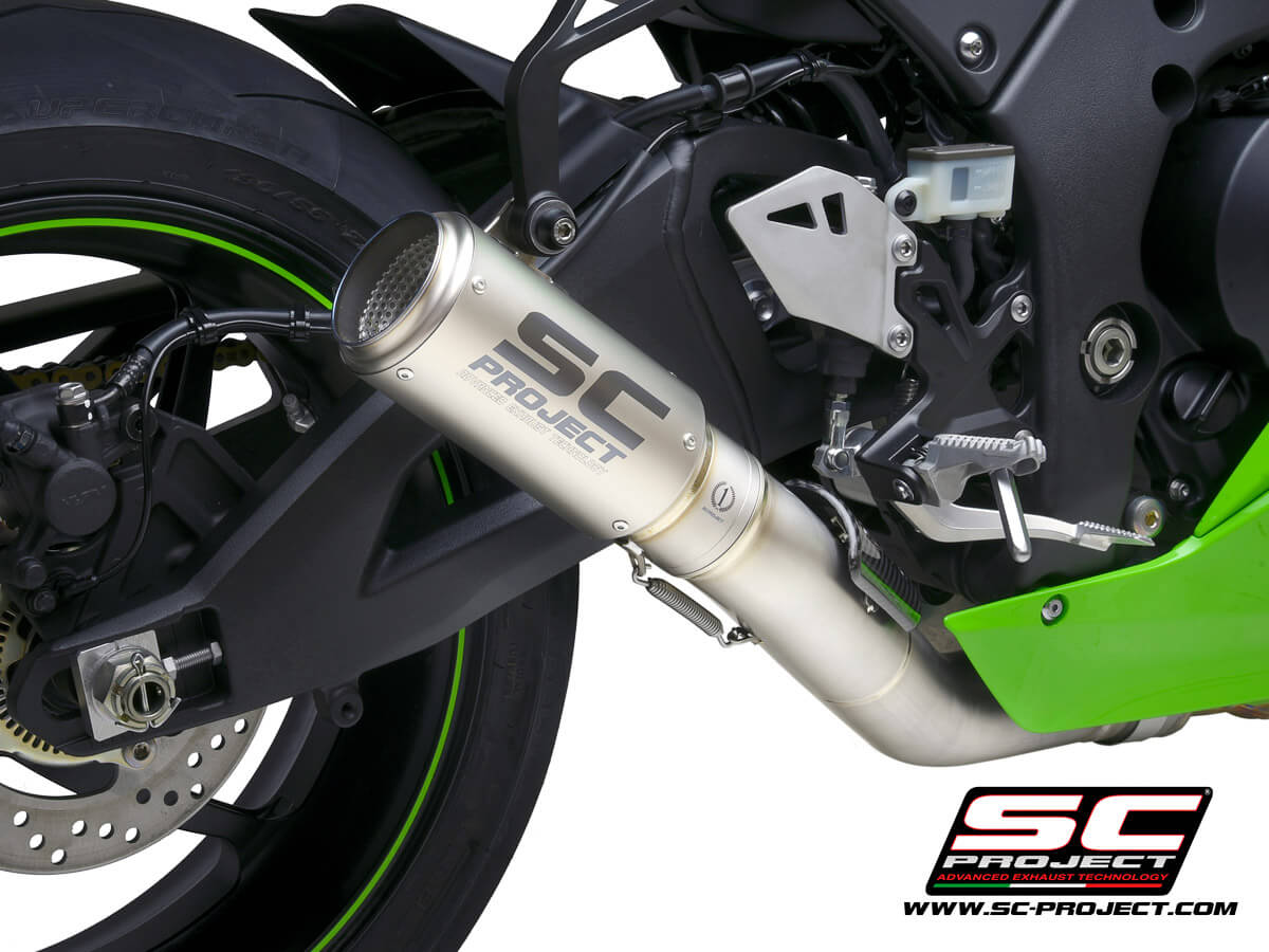 SC Project Exhaust CR-T Slip-On Titanium (2021-2024) for Kawasaki ZX-10R