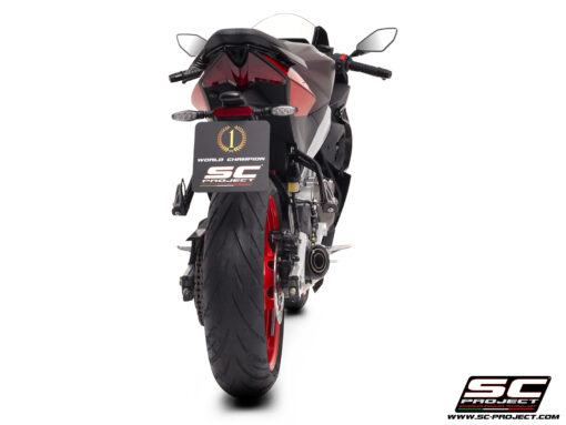 Sc Project Exhaust S1 Stainless Steel (2024) Full System for Aprilia RS 457 - Image 3