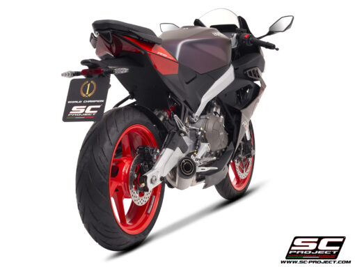 Sc Project Exhaust S1 Stainless Steel (2024) Full System for Aprilia RS 457 - Image 4