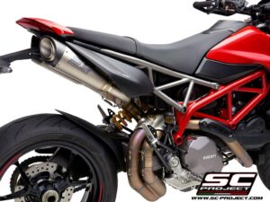 SC Project Exhaust Pair S1 Titanium for Ducati Hypermotard 950-RVE-SP (2021-2025)
