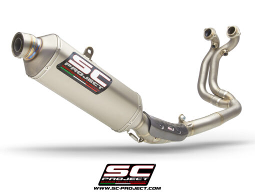 Sc Project Titanium Full Exhaust System with rally raid titanium for KTM 890 Adventure (2021-2024) - Image 2