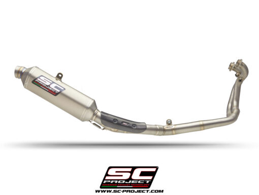 Sc Project Titanium Full Exhaust System with rally raid titanium for KTM 890 Adventure (2021-2024)
