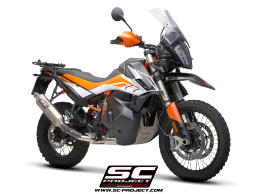 Sc Project Titanium Full Exhaust System with rally raid titanium for KTM 890 Adventure (2021-2024) - Image 4