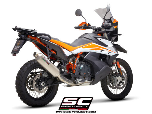 Sc Project Titanium Full Exhaust System with rally raid titanium for KTM 890 Adventure (2021-2024) - Image 5