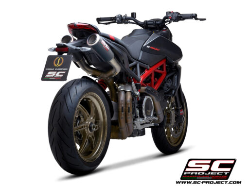 sc project exhaust Pair CR-T M2 Carbon For Ducati Hypermotard 950-RVE-SP (2025) - Image 4