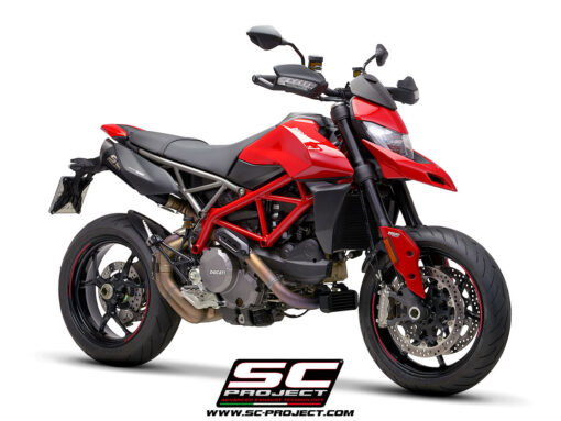SC Project Exhaust Pair S1 Titanium Matt Black for Hypermotard 950-RVE-SP (2021-2025) - Image 4