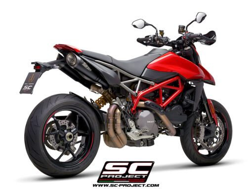 SC Project Exhaust Pair S1 Titanium Matt Black for Hypermotard 950-RVE-SP (2021-2025) - Image 5