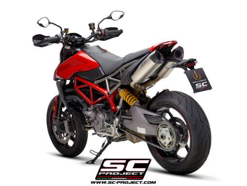 SC Project Exhaust Pair of SC1-M Titanium for Ducati Hypermotard 950-RVE-SP (2019-2021) - Image 3