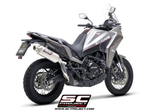 SC Project ExhaUST rALLY rAID Titanium High Mount For Moto Morni X-Cape (2021-2025) - Image 5