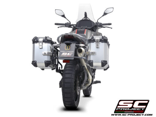 SC Project ExhaUST rALLY rAID Titanium High Mount For Moto Morni X-Cape (2021-2025)