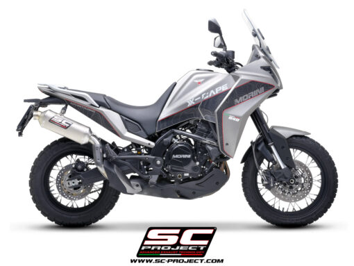 SC Project ExhaUST rALLY rAID Titanium High Mount For Moto Morni X-Cape (2021-2025) - Image 4