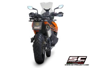 Alternative view of SC Project SC1-R Titanium Exhaust- KTM 790 Adventure (19-20)
