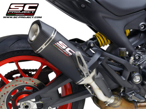 SC Project SC1-S Carbon exhaust for Monster 937 (2021-2025)