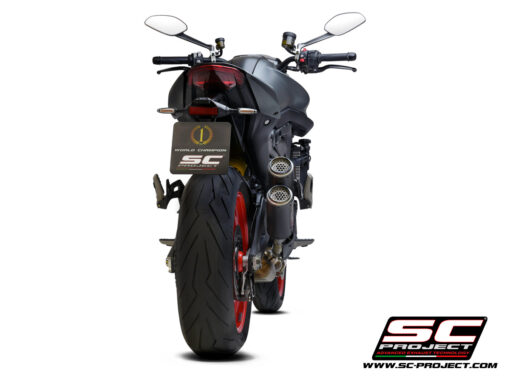 SC Project Exhaust CR-T Twin Carbon for Ducati Monster 937 (2021-2025) - Image 2