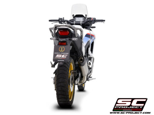 SC Project Exhaust X-Plorer || Titanium for Honda Transalp 750 (2023-2024) - Image 3