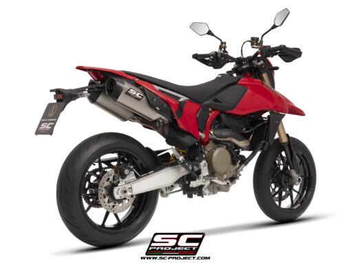 SC Project Exhaust SC1-S Dual Undertail Titanium for DUCATI HYPERMOTARD 698 MONO (2024-2025) - Image 5