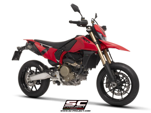 SC Project S1-C Titanium Exhaust Matt Black for Hypermotard 698 (2024-2025) - Image 4