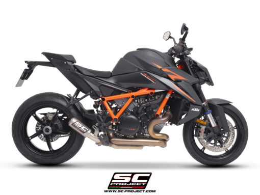 Sc Project CR-T titanium exhaust with stoneguard grid for 1390 SUPER DUKE R (2024-2025) - Image 5