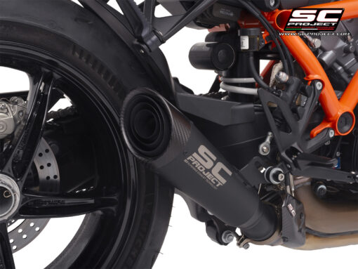 Sc Project S1 Titanium Matt Black Exhaust for 1390 SUPER DUKE R (2024-2025)