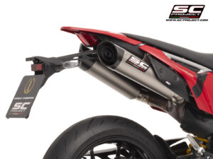 SC Project Exhaust S1-C Dual Undertail for DUCATI Hypermotard 698 (2024-2025)