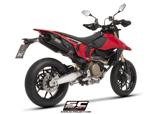 SC Project S1-C Titanium Exhaust Matt Black for Hypermotard 698 (2024-2025) - Image 5