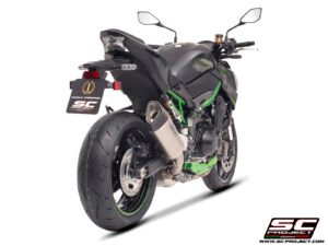 Alternative view of SC Project SC1-R Titanium Exhaust for Z900 (2017-24)