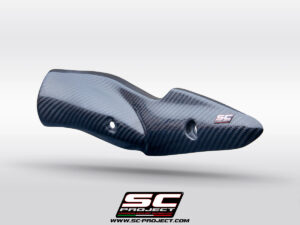 Sc Project carbon fiber Heat shield Protector for Kawasaki Z900 (2025)