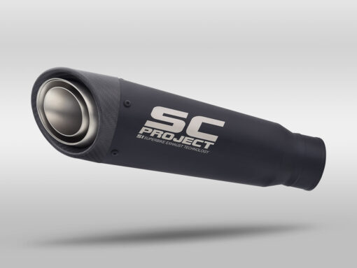SC Project Exhaust S1 Titanium Matt Black for Z900 (2025)