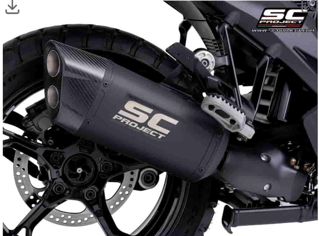 SC Project Adventure-R titanium exhaust for BMW R 1300 GS/GSA (2023-26)