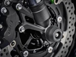 Alternative view of Evotech Front Spindle Bobbins - Kawasaki Z900 (2025+)