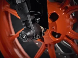 Alternative view of Evotech Front Spindle Bobbins - KTM 125 Duke (2017-23)