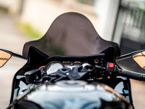 WRS Honda CBR 650 R (2019-2024)for Dark Smoked High race Windscreen