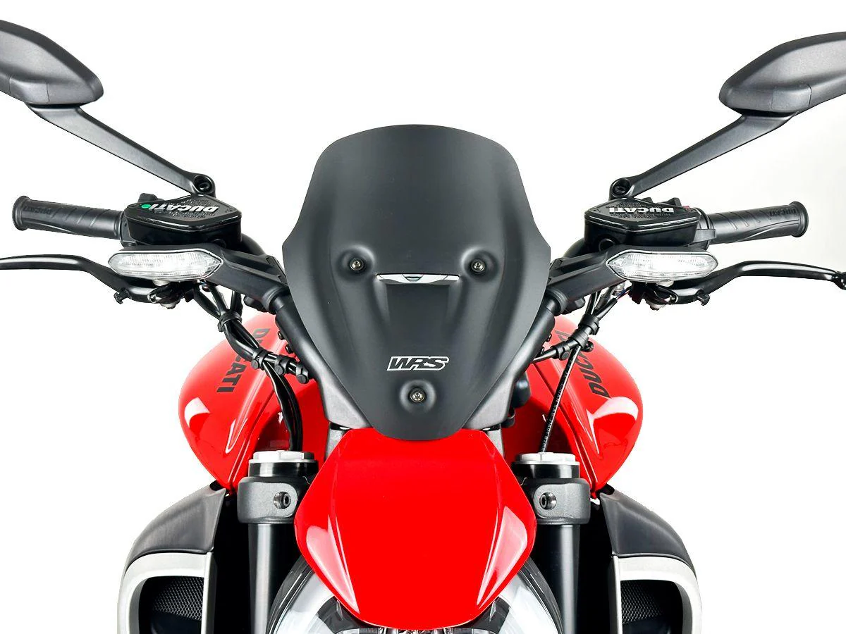 WRS DUCATI Diavel V4 2023-2024 for SPort Matt Black Windscreen - Image 4