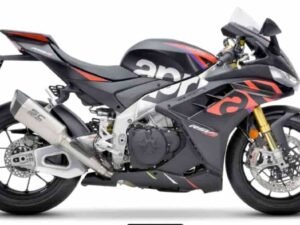Alternative view of SC Project SC1-R Titanium Exhaust (250 mm) for RSV4 (2021-24)